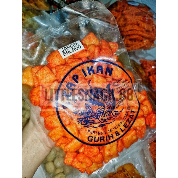 

KERUPUK CAP IKAN JANGEK BALADO 80 GR