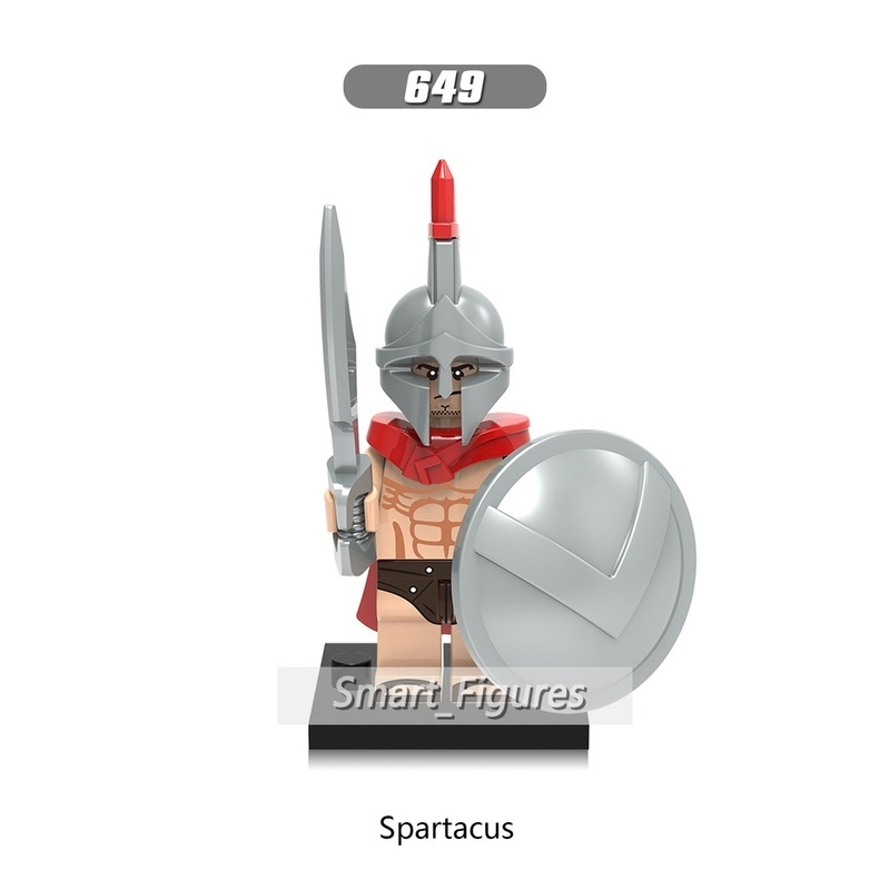 Mainan Action Figure Mini Model Spartan Warrior Crusader Commander Untuk Hadiah X0164