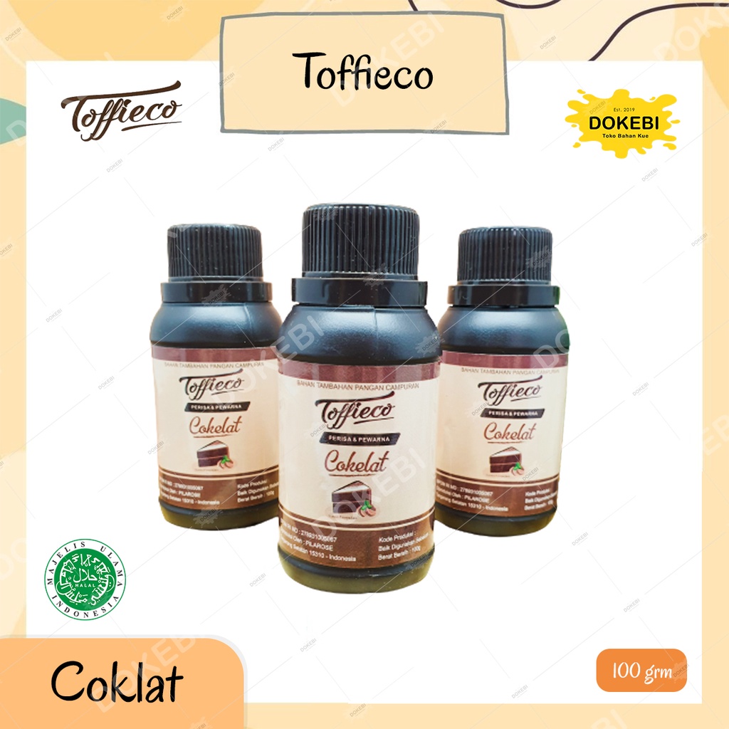 

TOFFIECO PASTA COKELAT 100GR - PERISA COKLAT PASTA - TOFIECO COKLAT - CHOCOLATE FLAVOUR PASTE HALAL