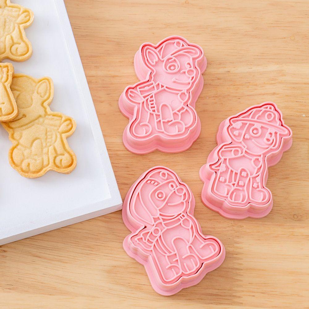 [Elegan] Cookie Cutter 3D DIY Model Penekan Permen Bakeware Natal Anak Mainan Cetakan Kue Dekorasi Alat Baking