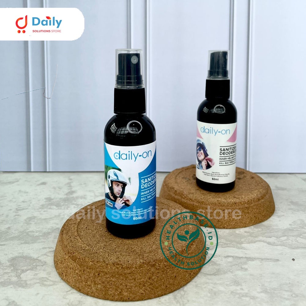 PENGHILANG BAU APEK HELM ANTI BACTERIAL - ANTI VIRUS - ANTI GATAL | SANITIZER HELMET &amp; DEODORIZER DAILY-ON