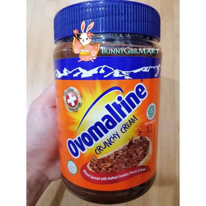 

Ready stock] OVOMALTINE CRUNCHY CREAM 680G/SELAI CRUNCHY/FILLING ROTI/SELAI COKLAT