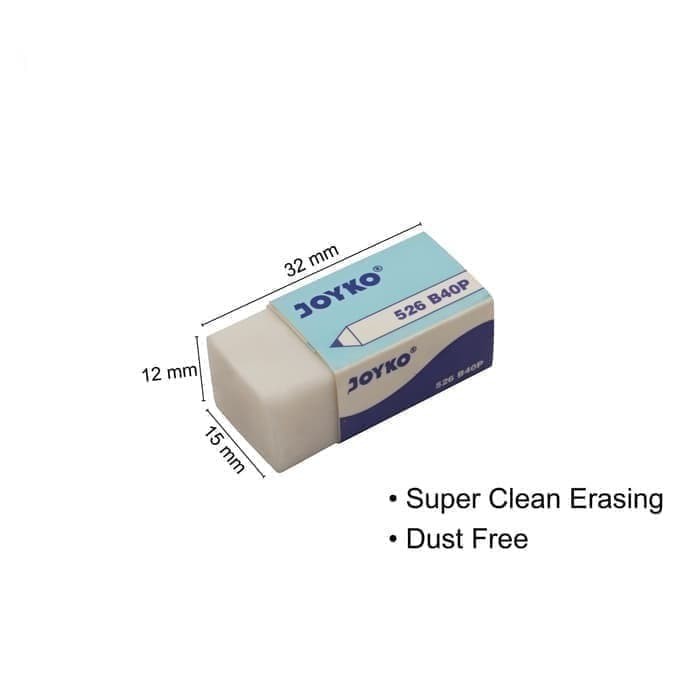 

Penghapus Joyko 526-B40P / Eraser / 1 BOX 40 PCS