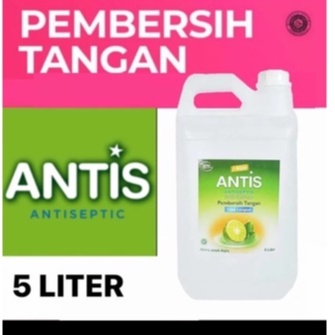 Antis Hand Sanitizer Antiseptic Liquid 5 Liter