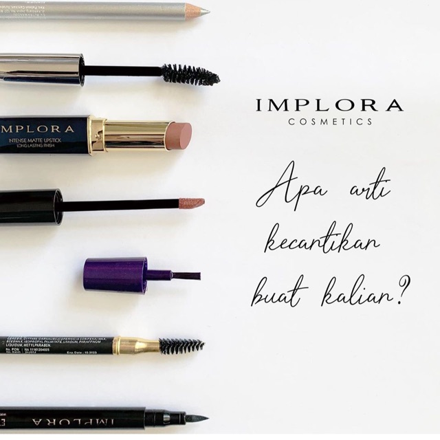 `ღ´ PHINKL `ღ´ ɪ ᴍ ᴘ ʟ ᴏ ʀ ᴀ   Implora deep black mascara waterproof anti air tahan lama transferproof bulu mata cetar extension