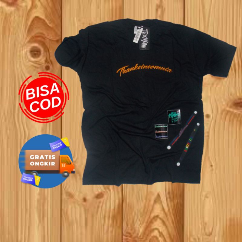 Kaos distro BM original 100% Granlight,420 Bonus gelang dan sticker