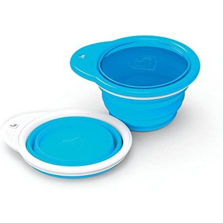 Munchkin Go Bowl / Mangkok Silikon Bayi 12m+