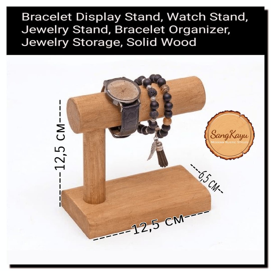 Display jam tangan gelang aksesoris 12,5 jewelry stand organizer