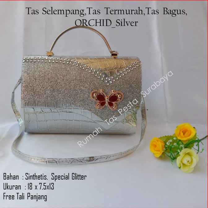 Tas Selempang,Tas Termurah,Tas Bagus,ORCHID_Silver