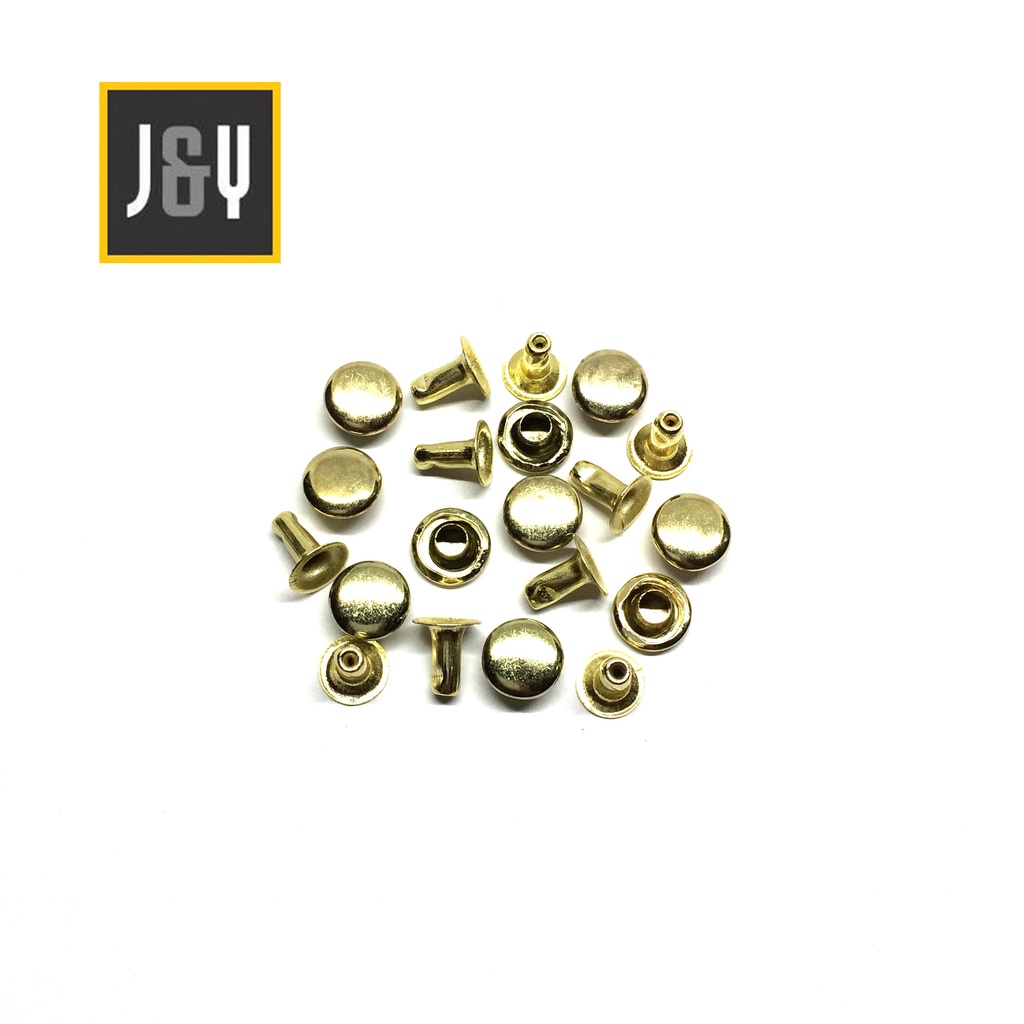 PAKU KELING CENTANG DATAR 8 MM GOLD V106GOLD