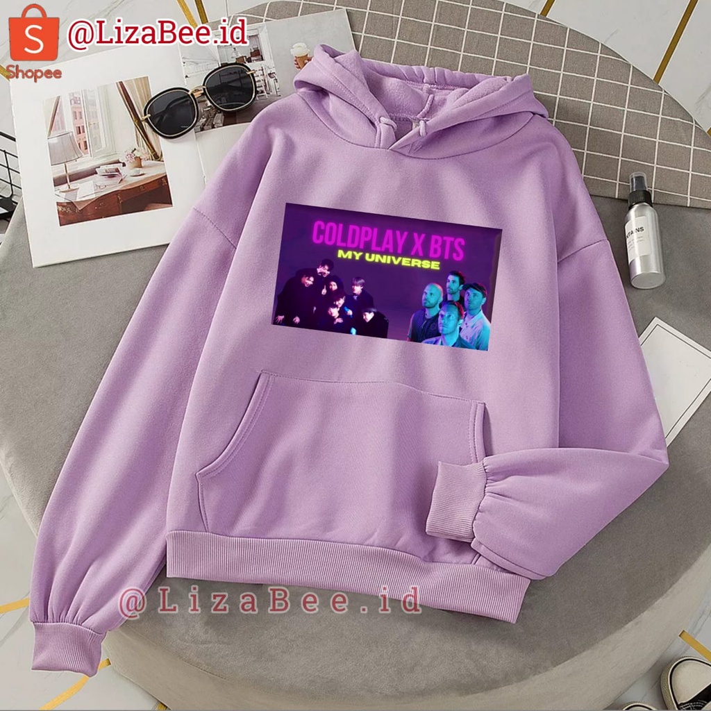 Hoodie My Universe BTS x Coldplay Oversize Album Terbaru Sweater Coldplayxbts My Universe Size Xxxl Hoodie Btsxcoldplay Jumbo 3xl Unisex Hodie Bts x Coldplay Lilac XXL Hoddie My Universe Bts Coldplay Oversize Hoodie BTS Cold Play Terbaru Murah Terbaru Cod