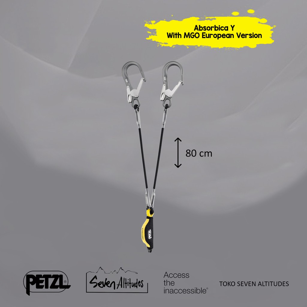 

Absorbica Y Double Lanyard With MGO 80 cm European Version