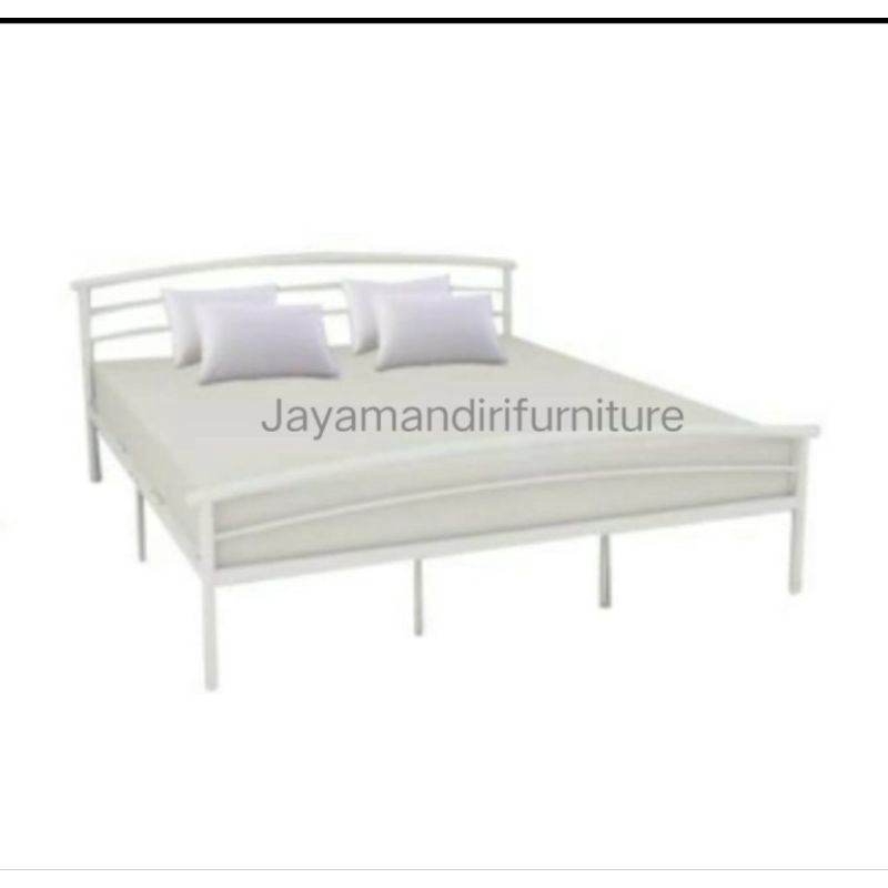 Ranjang besi minimalis ukuran 120,160,180