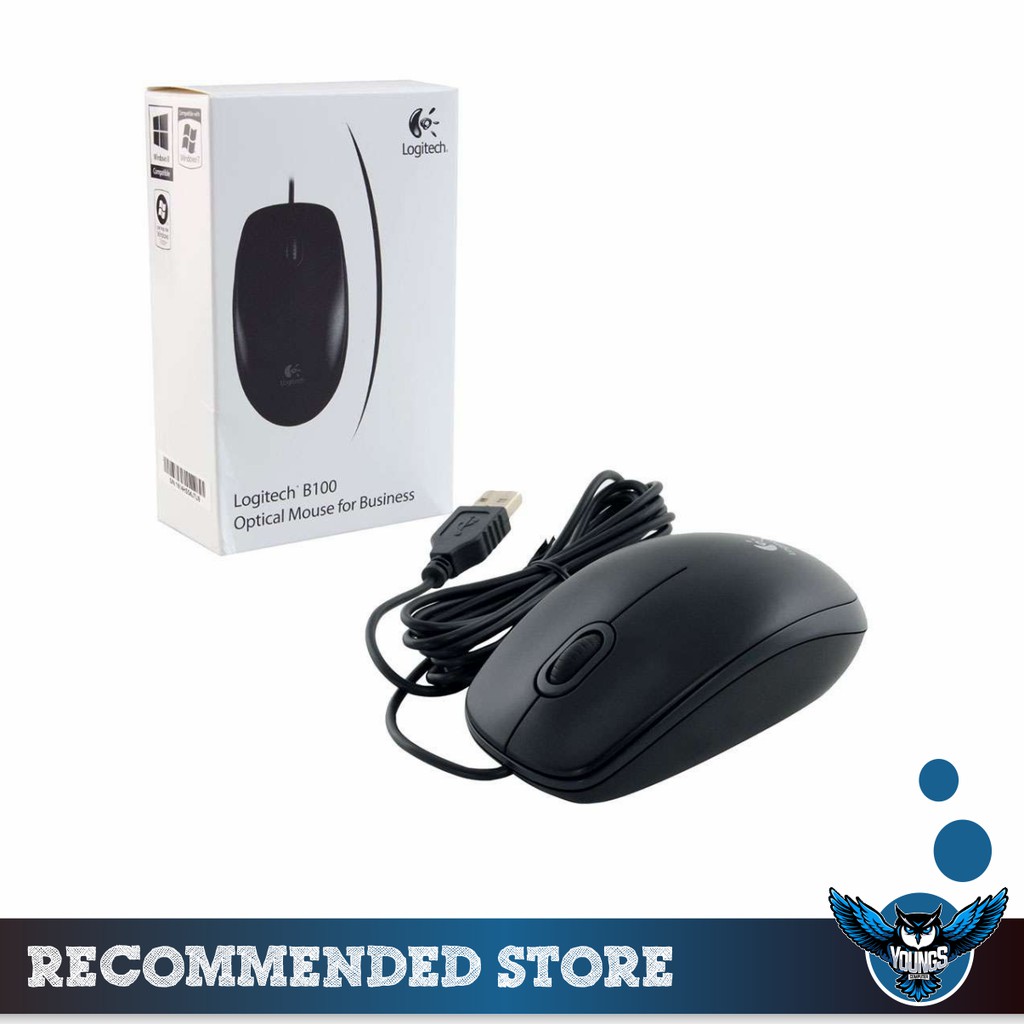 MOUSE LOGITECH B100 USB ORIGINAL