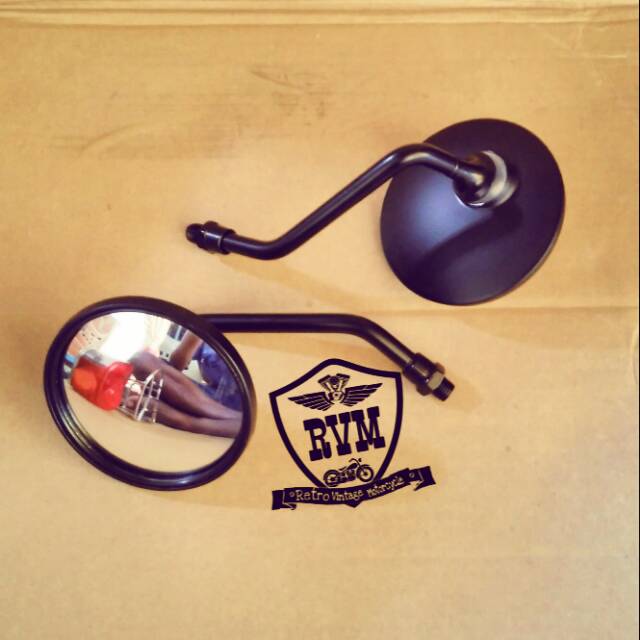 Kaca Spion RETRO pendek spion retro pendek hitam