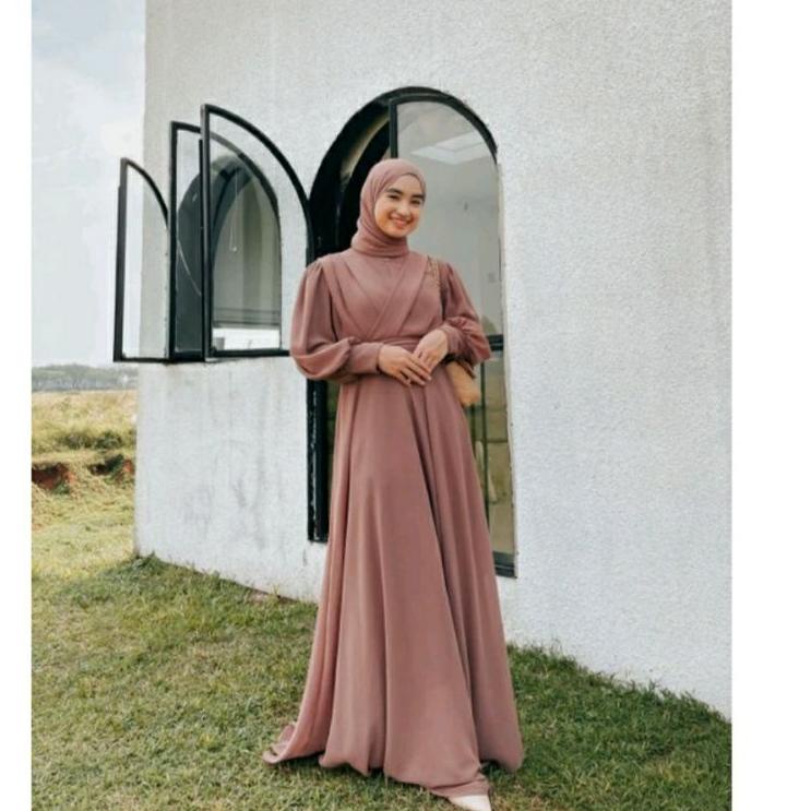 Paling Disukai.. Gaudy maxi gamis cerutty babydoll//theressa dress terbaru//gamis muslim//baju konda
