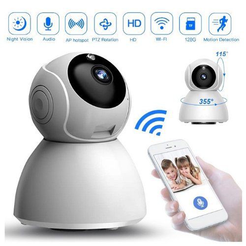 Paket Murah Aman CCTV Smart IP Camera Wifi 2MP HD 1080p V380 Plus Micro SD 32Gb 113137