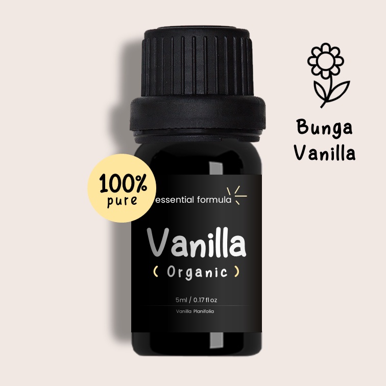 Organic Vanilla Minyak Bunga Vanilla Murni EO 100%