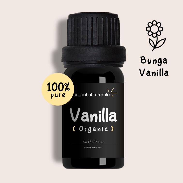 Jual Organic Vanilla Minyak Bunga Vanilla Murni EO 100% | Shopee Indonesia