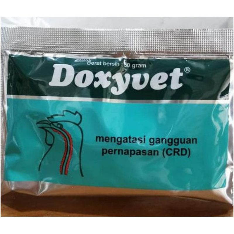Doxyvet 50 gram medion obat ayam pilek