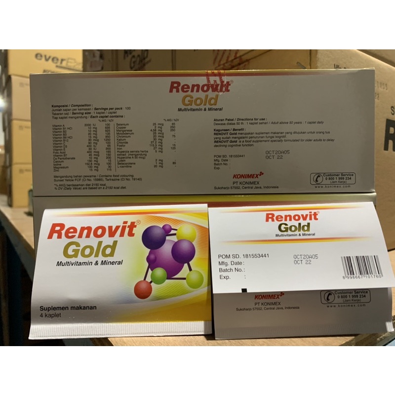 Renovit Gold strip Isi 4 kaplet