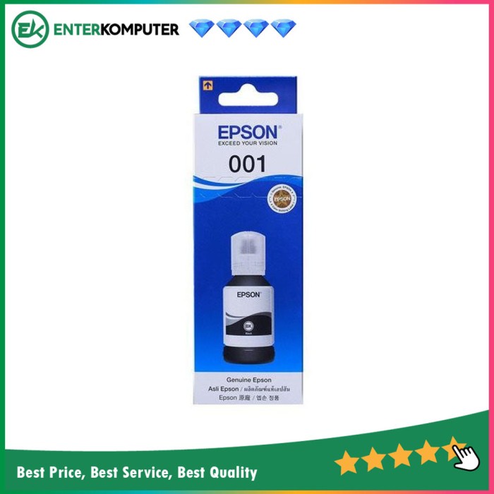 Cartridge and Toner Epson 001 Black For L4150