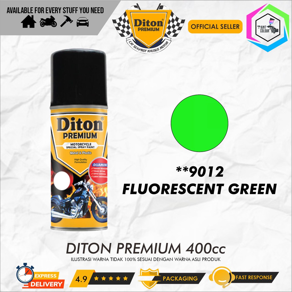 Diton PREMIUM 9012** Fluorescent Green Cat Semprot