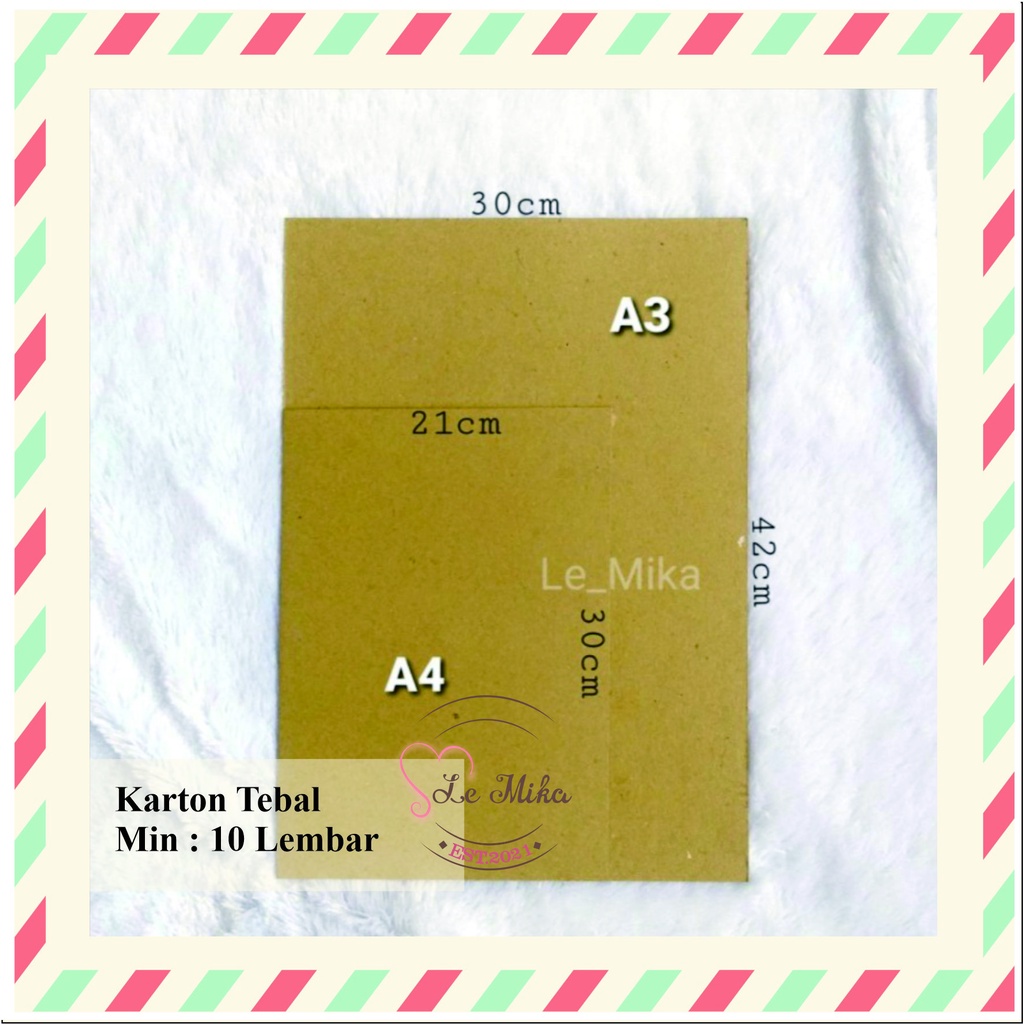 

(A4) Yellow Board 30 / Karton tebal / Karton Hard board 1200 gsm 2 mm