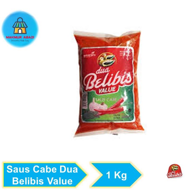 

DUA BELIBIS Value Saus Cabe [1 kg] || Makmur Abadi Official Store