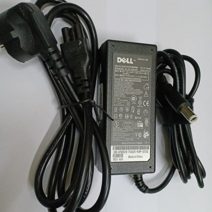 Adaptor Charger DELL XPS M1330 Inspiron 1318 1440 - PA-21 - 19V 3.34A 7.4*5.0mm 14-3421 XPS: M1020  M140 M1210