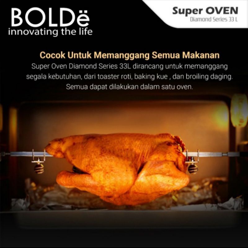 BOLDe Super Oven Digital 33L