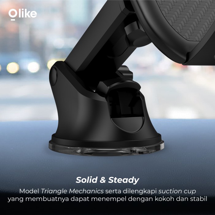 Olike Universal Car Phone Holder Dashboard Automatic Lock HC1