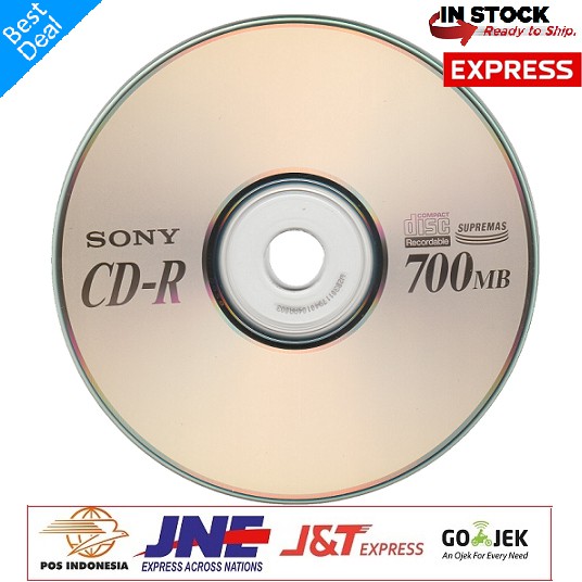 CD-R Blank Sony 52X 700MB Satuan Eceran