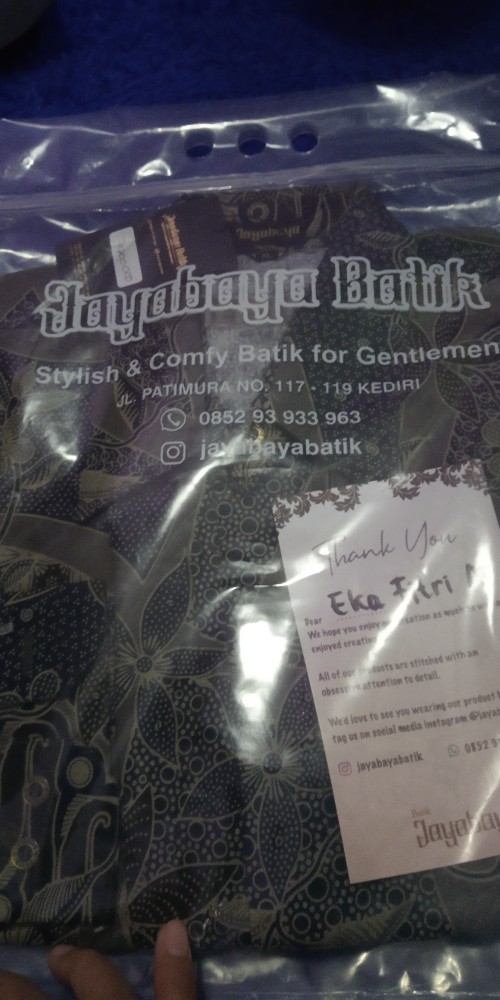 Kemeja Batik Pria Slimfit Jayabayabatik Rangga Series