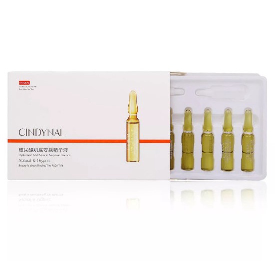 ( TERBARU ) IMPORT - CINDYNAL 7PCS/SET Ampul Serum Hyaluronic Acid Vitamin C Dark Spot Penuaan Anti Aging Bintik Hitam 1 PACK ISI 7 PCS/Serum bagus/Serum Murah