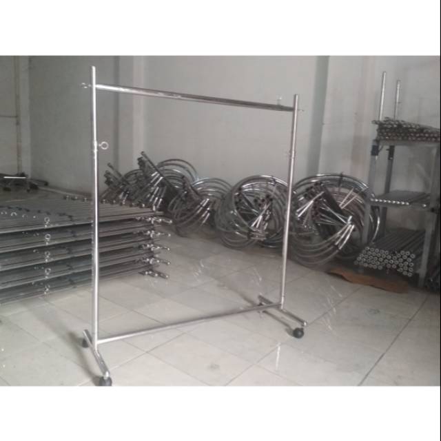 JEMURAN BAJU JEMURAN HANDUK JUMBO STAINLESS MURAH