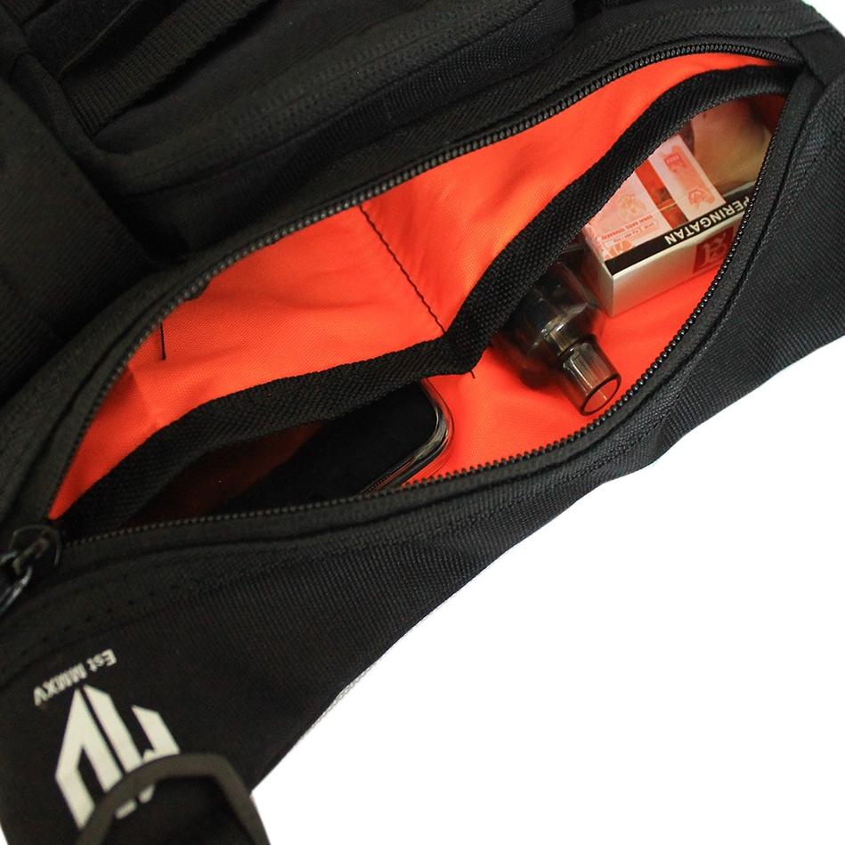 Recomended.. Mivver 86 - Chestbag Tas Dada Black Fire