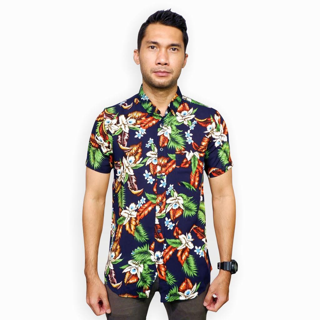 KEMEJA LOCCAL SUMMER NAVAJO ORANGE