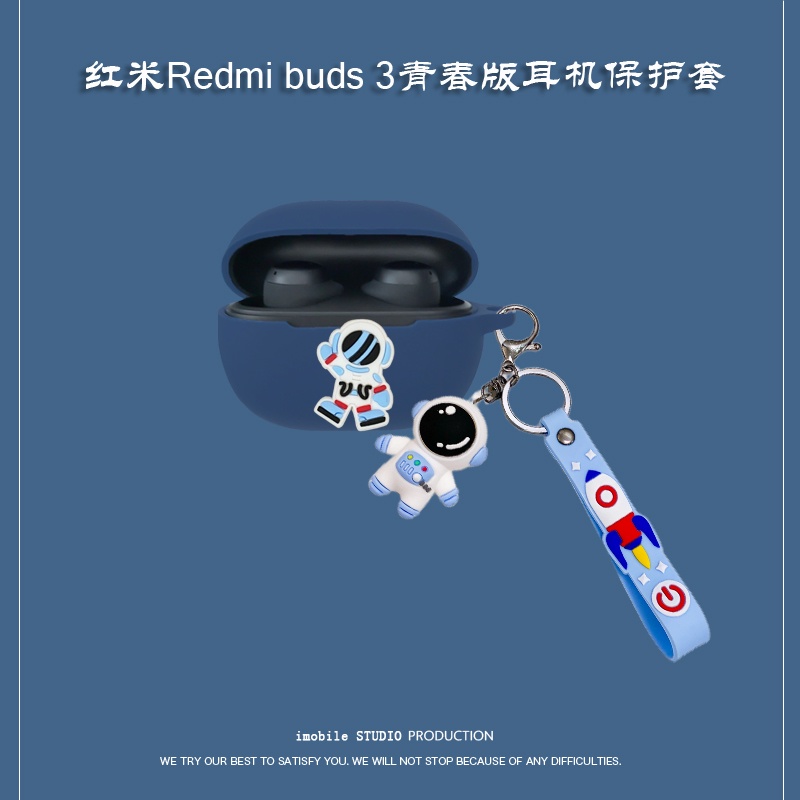 Case Pelindung Motif Astronot Untuk Xiaomi Redmi Buds 3 Lite Redmi Buds3 Youth Edition