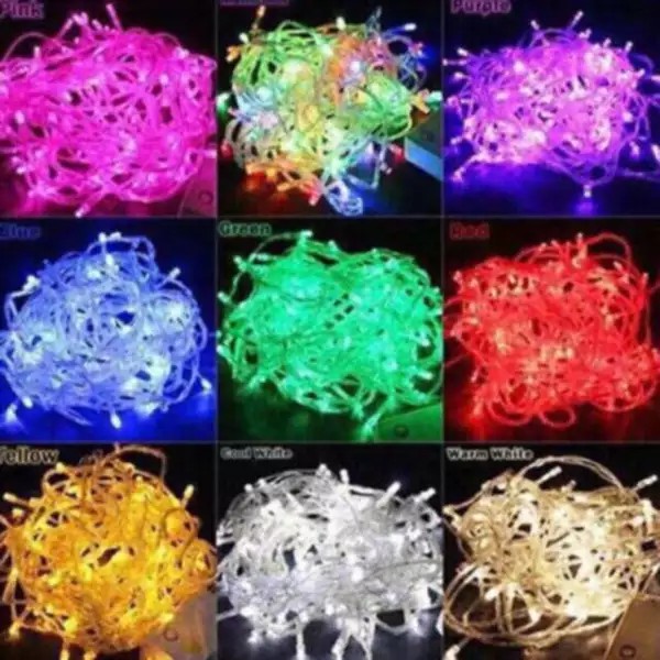 TIKTOK - Lampu Tumblr Hias Natal 100 LED 50 LED Light LED Dekorasi Ada Sambungan Female