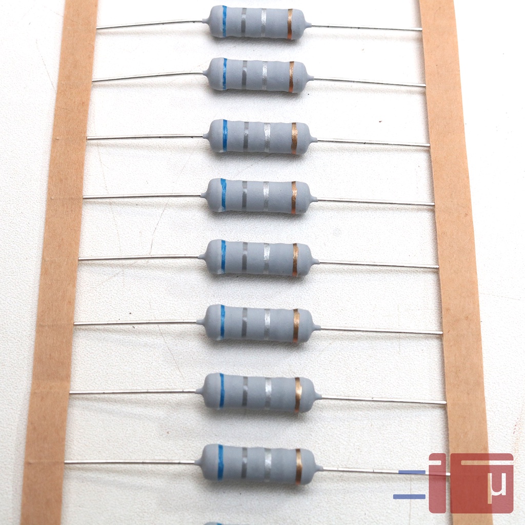 Resistor 0.68R 0.68 Ohm 2W Metal Oxide 5% Taiwan Kaki Tembaga