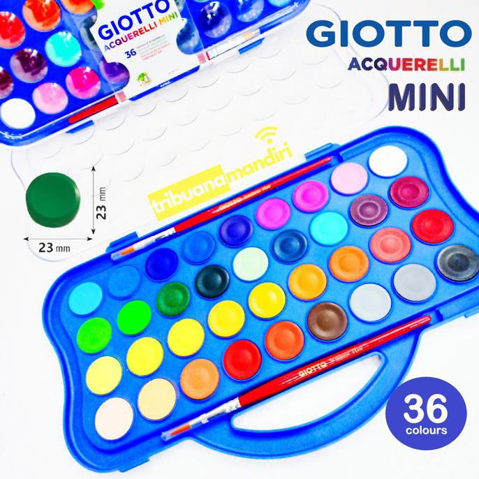 

Giotto Acquerelli 36 Warna (Watercolor/Cat Air ) MINI