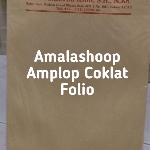 

Amplop Coklat Folio ( Custom )