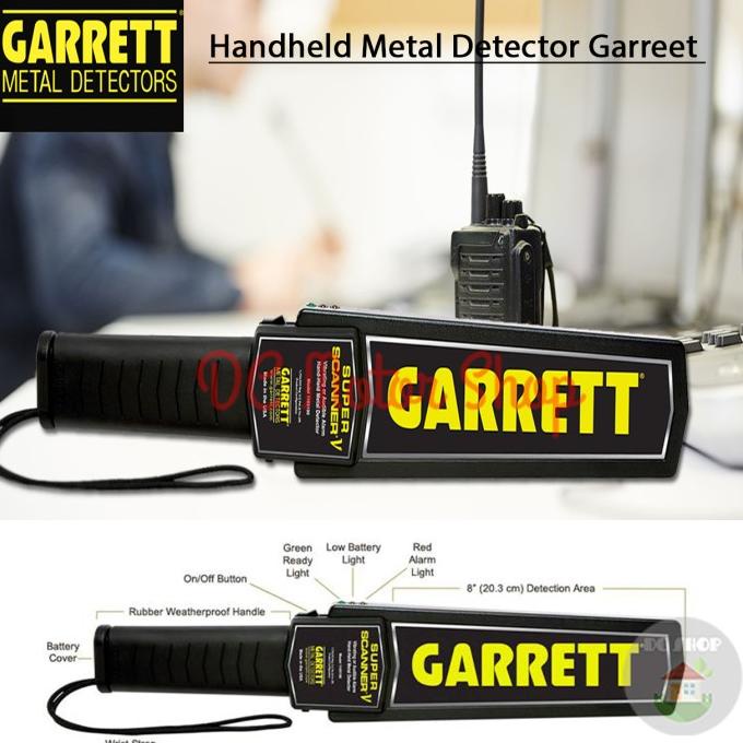Handheld Metal Detector Metal Alat Deteksi Logam Emas Garrett Original Murah