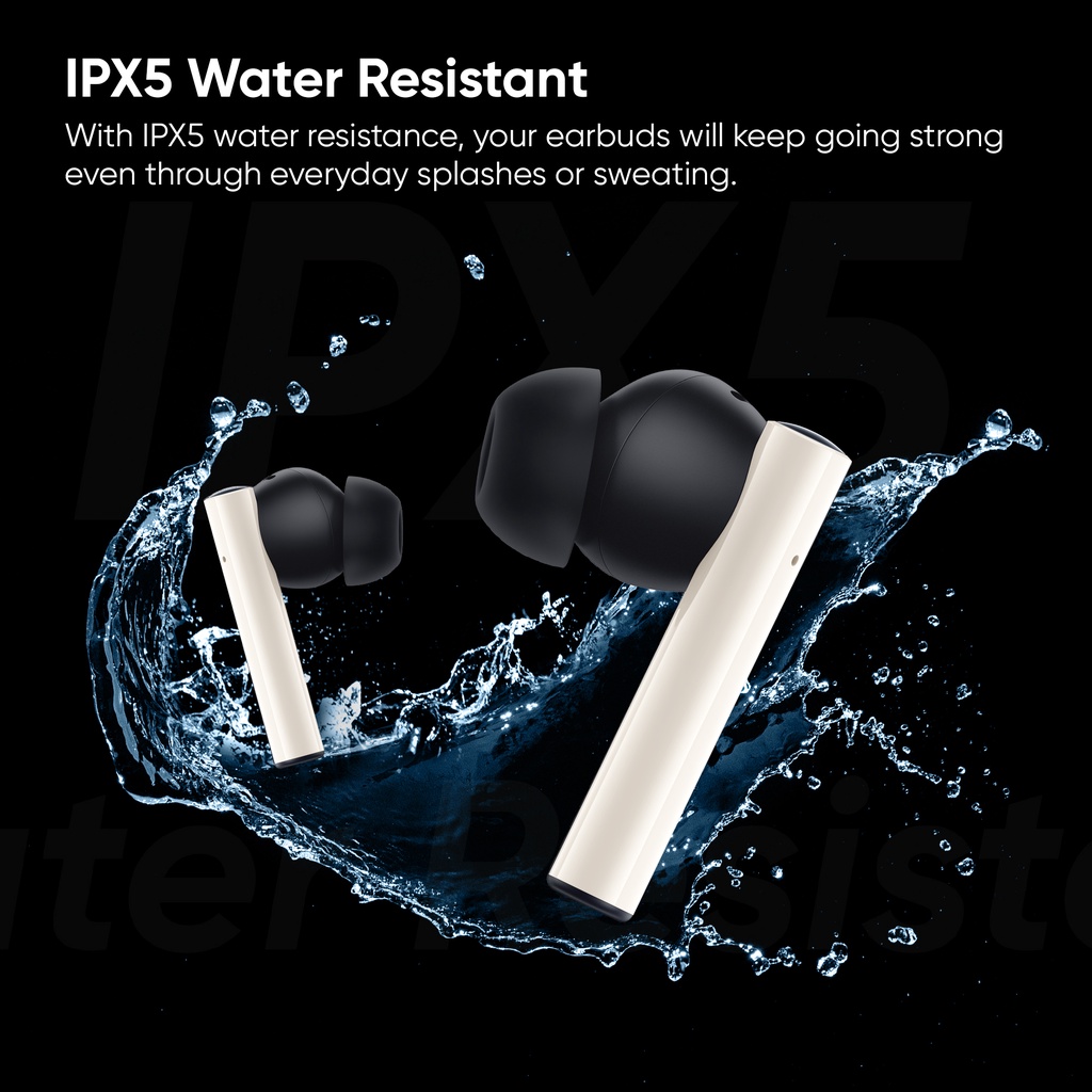 DIZO realme Gopods D black and Gopods black white TWS bluetooth earphone