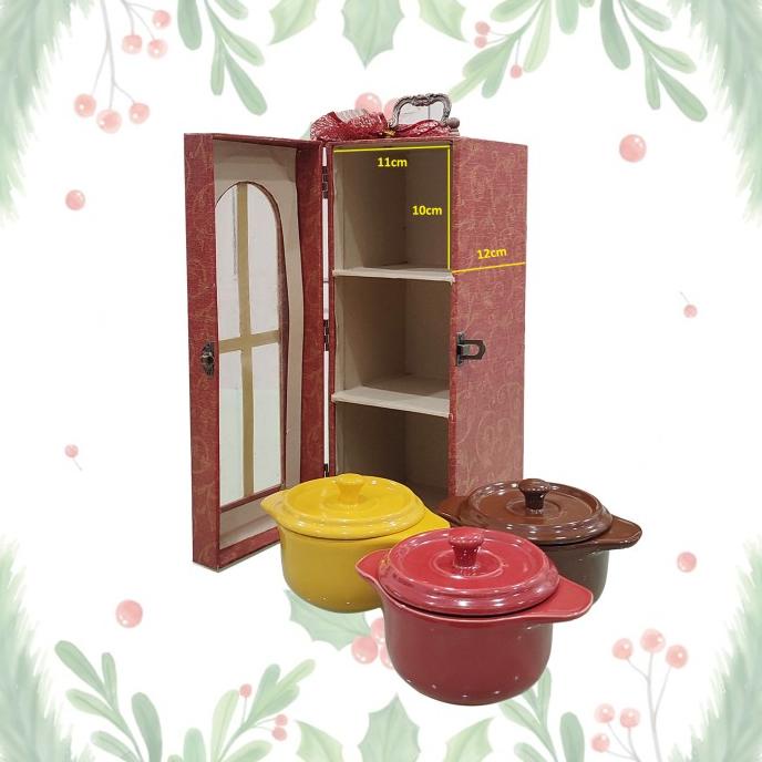 

CHRISTMAS HAMPERS BOX | KOTAK HADIAH | RED TALL HOUSE W/ MINI TUREEN BN51FV6C