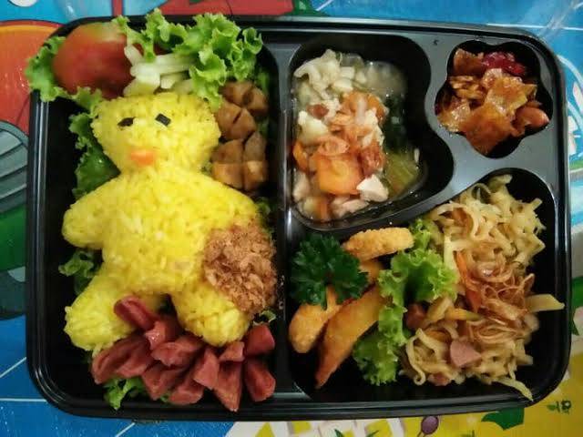 Cetakan nasi bento beruang puding jelly coklat bear