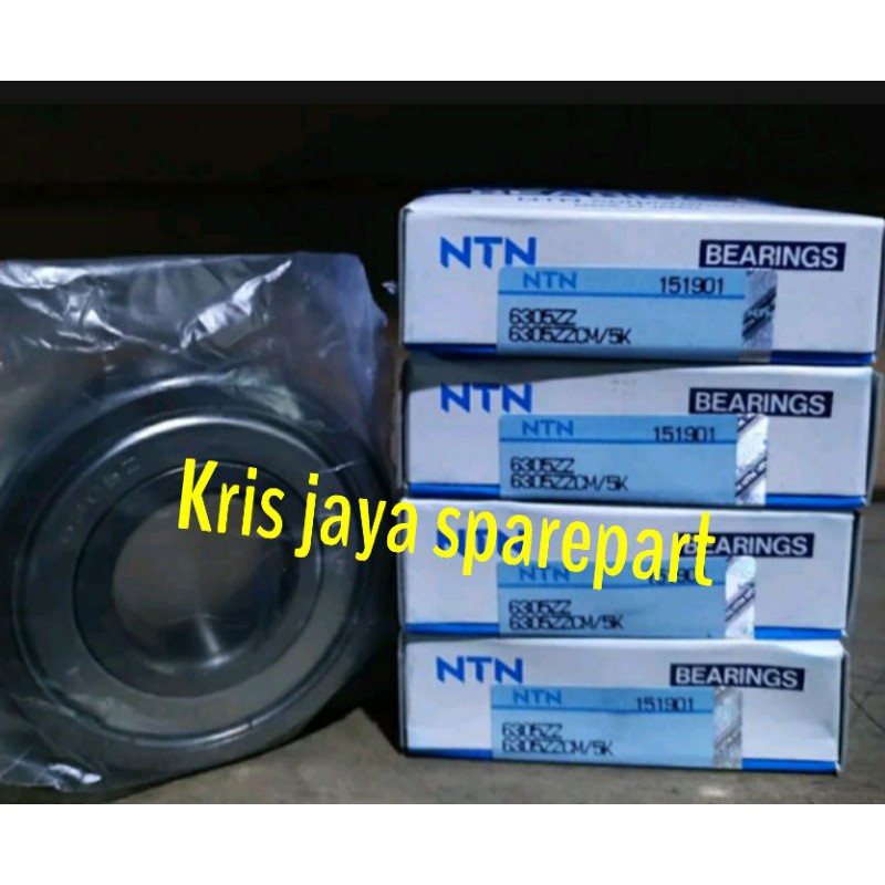 bearing 6305 zz merk ntn japan