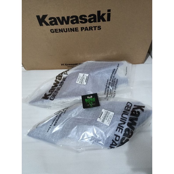 cover body belakang kiri kanan klx150 BF dtracker new biru original