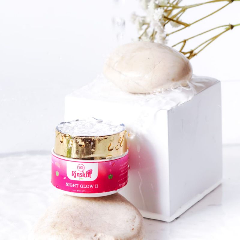Night Glow II (Cream Malam) Nr Glow Skincare Pemutih Wajah Cepat Memutihkan Wajah